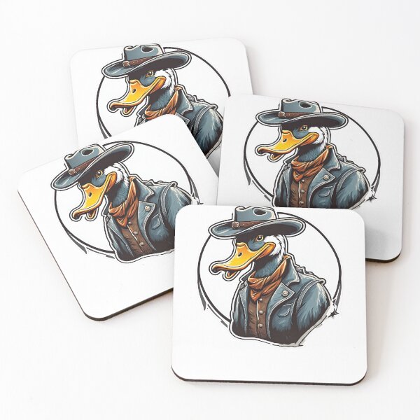 Item preview, Cowboy Duck ||  Cute Duck designed and sold by GlamfulDesign.