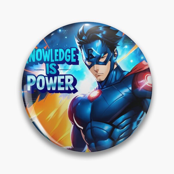 Item preview, Knowledge is Power Superhero Perfect Student Design T-Shirt designed and sold by WitMeme.