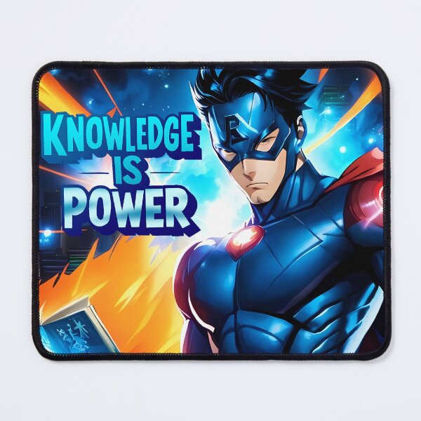 Item preview, Knowledge is Power Superhero Perfect Student Design T-Shirt designed and sold by WitMeme.