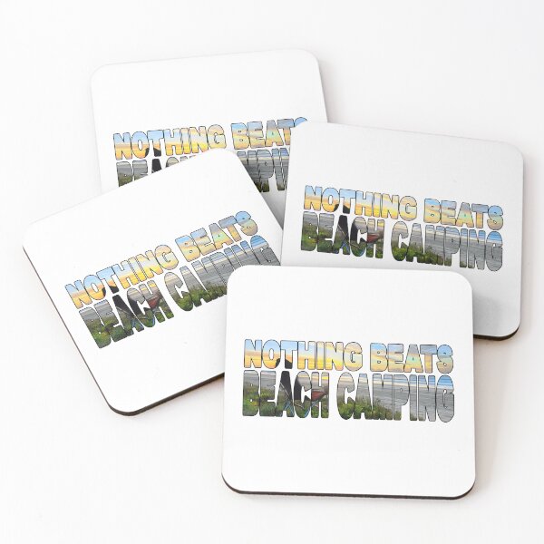 Item preview, NOTHING BEATS Beach Camping - Beach Sunrise in Paradise designed and sold by Adam Gormley.