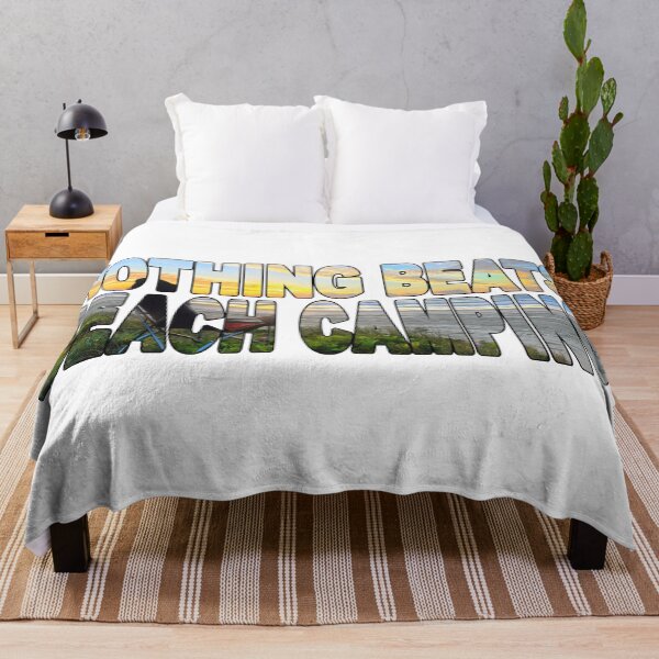 Item preview, NOTHING BEATS Beach Camping - Beach Sunrise in Paradise designed and sold by Adam Gormley.