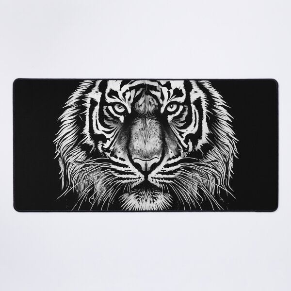 Item preview, Tiger on Woodcut designed and sold by the-cc.