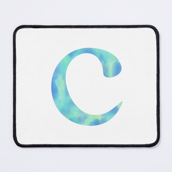 Item preview, “C” aqua designed and sold by Ninidesignss.