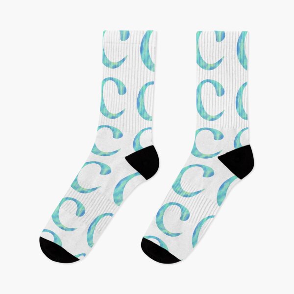 Item preview, “C” aqua   designed and sold by Ninidesignss.
