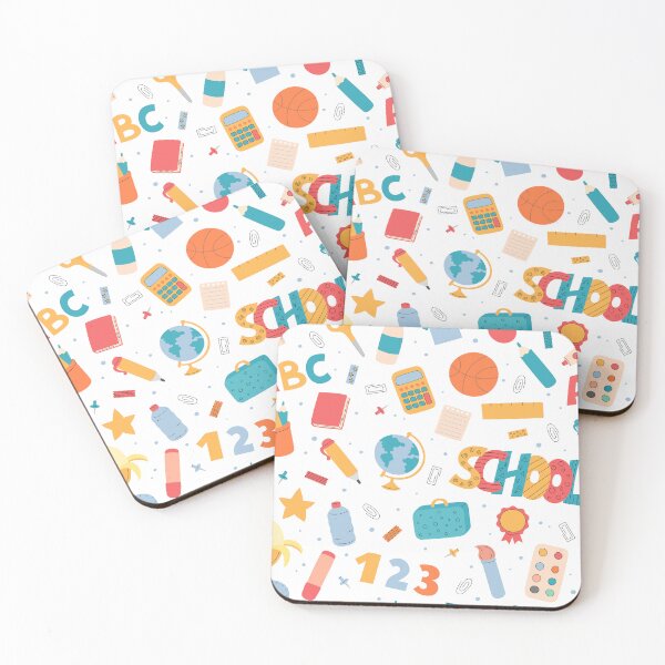Item preview, Cute School Supplies Pattern designed and sold by AnnaShalygina.