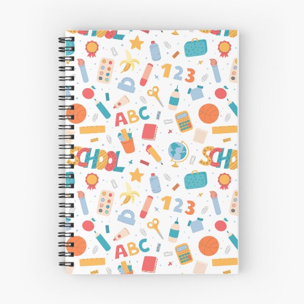 Item preview, Cute School Supplies Pattern designed and sold by AnnaVioletStore.