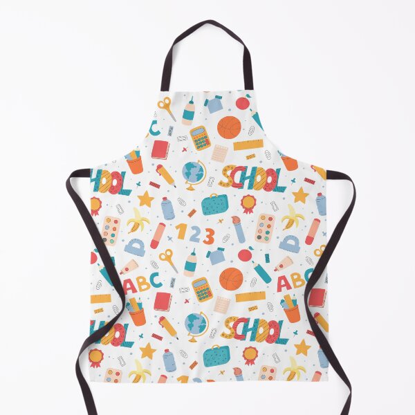 Item preview, Cute School Supplies Pattern designed and sold by AnnaVioletStore.