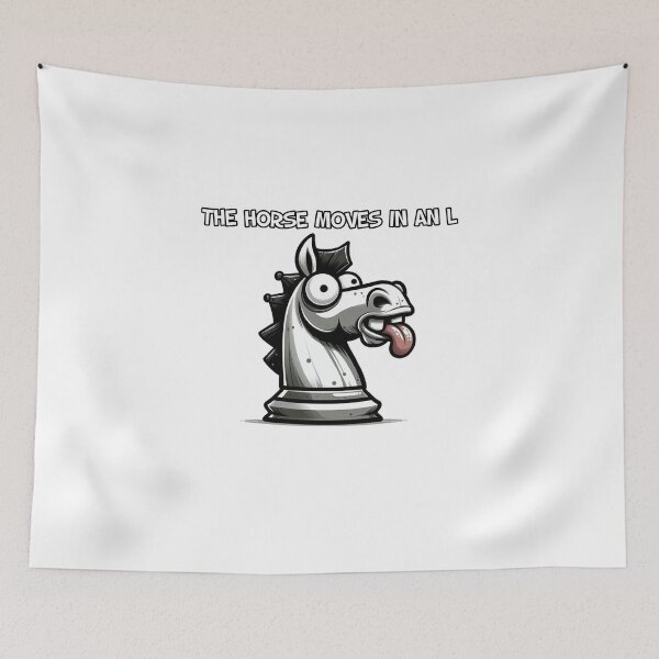 Item preview, The horse moves in an L designed and sold by PetPaletteCards.