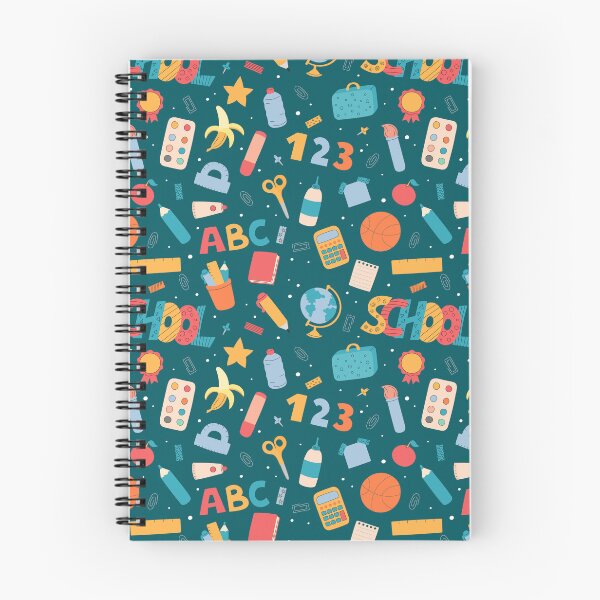 Item preview, School Supplies Pattern designed and sold by AnnaVioletStore.
