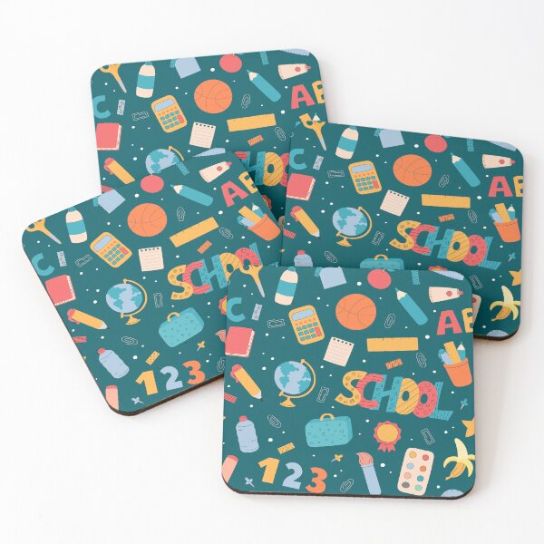 Item preview, School Supplies Pattern designed and sold by AnnaShalygina.