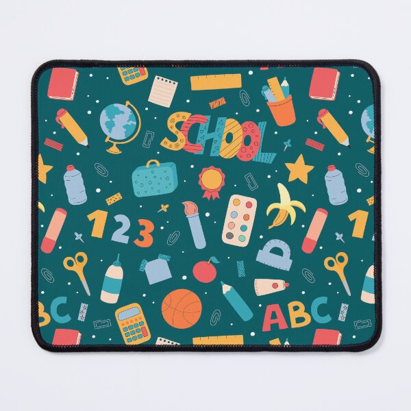 Item preview, School Supplies Pattern designed and sold by AnnaVioletStore.