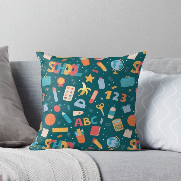 Item preview, School Supplies Pattern designed and sold by AnnaVioletStore.