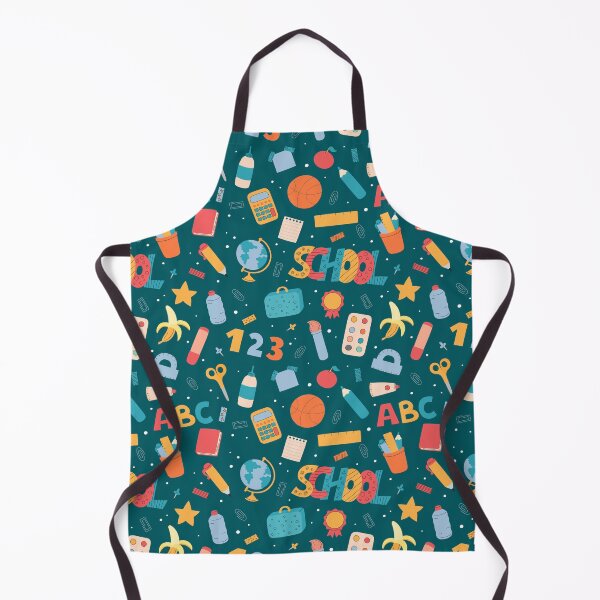Item preview, School Supplies Pattern designed and sold by AnnaVioletStore.