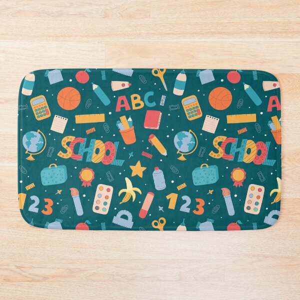Item preview, School Supplies Pattern designed and sold by AnnaVioletStore.