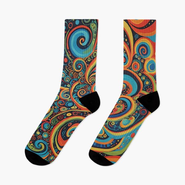Item preview, Abstract Colourful swirly Pattern designed and sold by druidwolfart.
