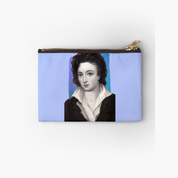 Item preview, English Poet Percy Bysshe Shelley - blue - illustration  designed and sold by Litstoy.