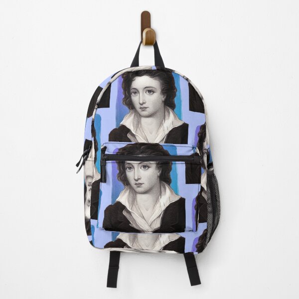 Item preview, English Poet Percy Bysshe Shelley - blue - illustration  designed and sold by Litstoy.
