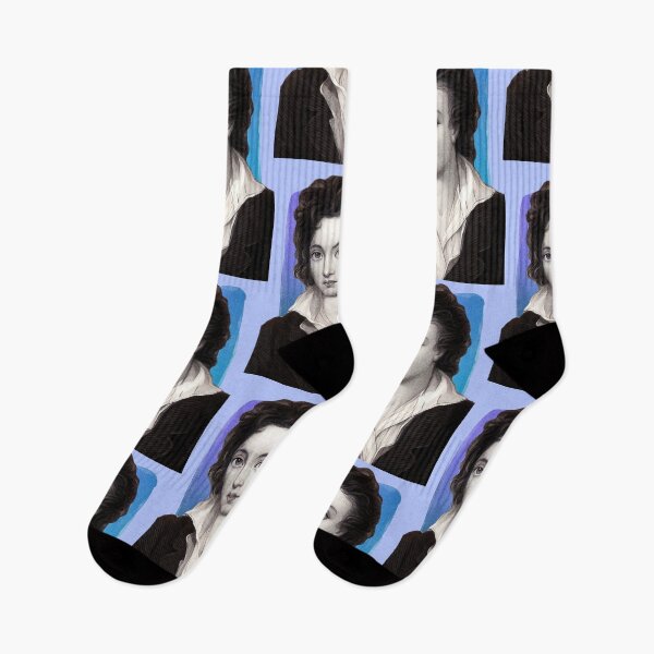 Item preview, English Poet Percy Bysshe Shelley - blue - illustration  designed and sold by Litstoy.