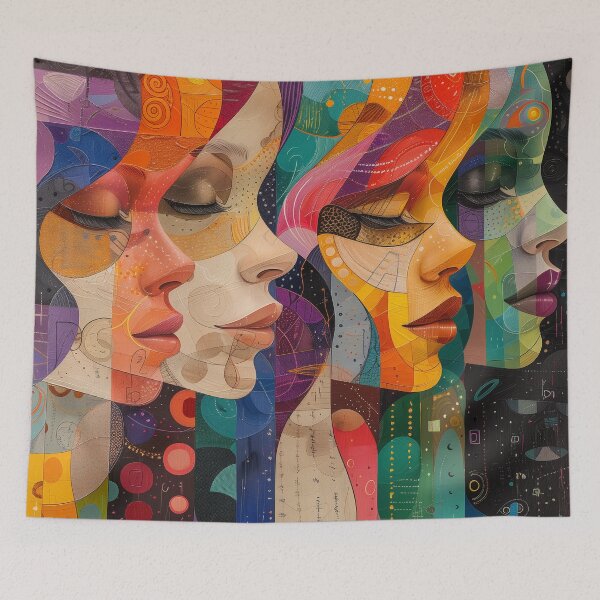 Item preview, Colorful Faces designed and sold by MNSY.