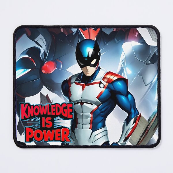 Item preview, Knowledge is Power Superhero Perfect Student Design T-Shirt designed and sold by WitMeme.