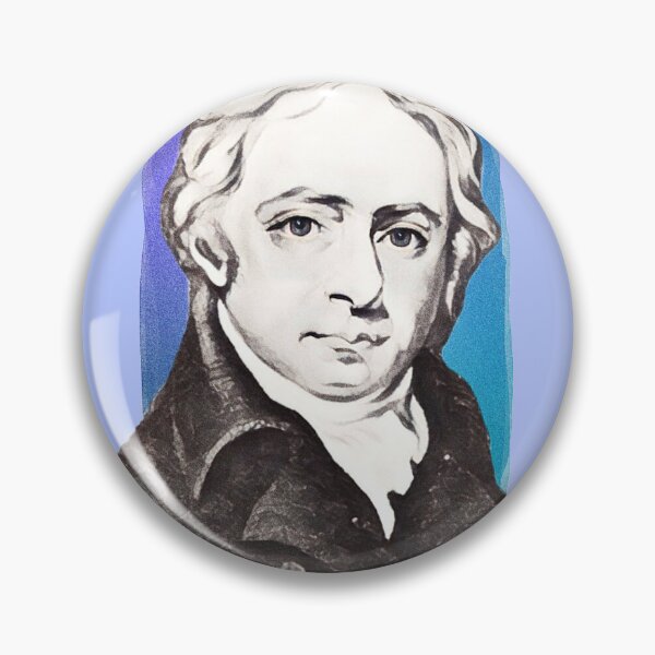 Item preview, English Poet William Lisle Bowles - blue - illustration  designed and sold by Litstoy.
