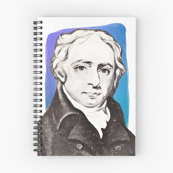 Item preview, English Poet William Lisle Bowles - blue - illustration  designed and sold by Litstoy.