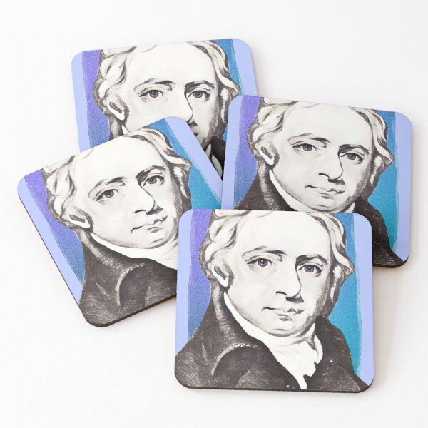 Item preview, English Poet William Lisle Bowles - blue - illustration  designed and sold by Litstoy.