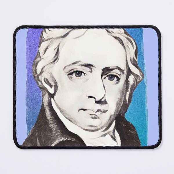 Item preview, English Poet William Lisle Bowles - blue - illustration designed and sold by Litstoy.
