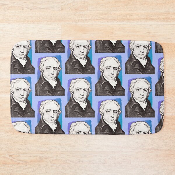 Item preview, English Poet William Lisle Bowles - blue - illustration  designed and sold by Litstoy.