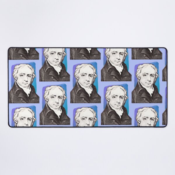 Item preview, English Poet William Lisle Bowles - blue - illustration designed and sold by Litstoy.
