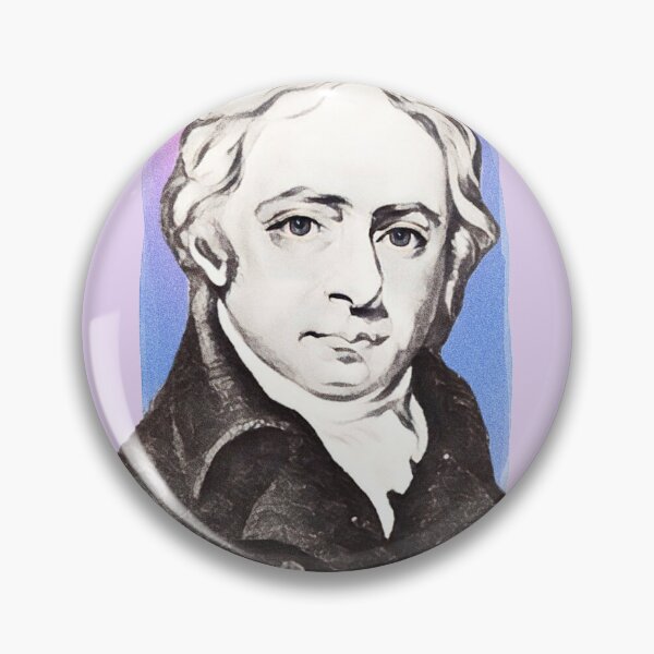 Item preview, English Poet William Lisle Bowles - purple pink - illustration  designed and sold by Litstoy.