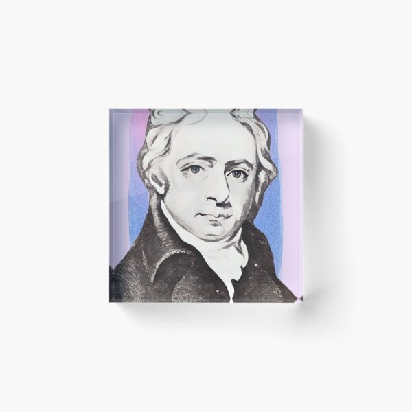 Item preview, English Poet William Lisle Bowles - purple pink - illustration  designed and sold by Litstoy.
