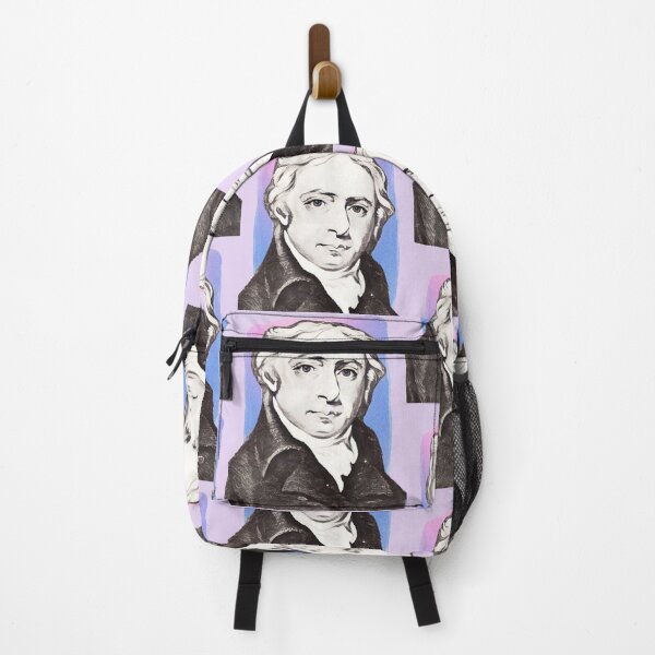 Item preview, English Poet William Lisle Bowles - purple pink - illustration designed and sold by Litstoy.