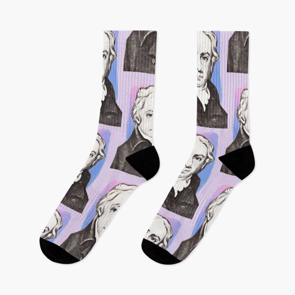 Item preview, English Poet William Lisle Bowles - purple pink - illustration  designed and sold by Litstoy.