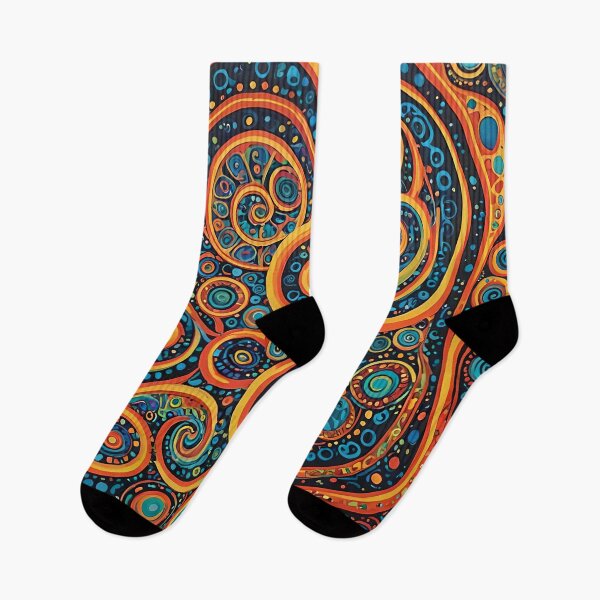 Item preview, Abstract Colourful swirly Pattern designed and sold by druidwolfart.