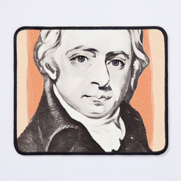 Item preview, British Poet William Lisle Bowles - orange - illustration designed and sold by Litstoy.