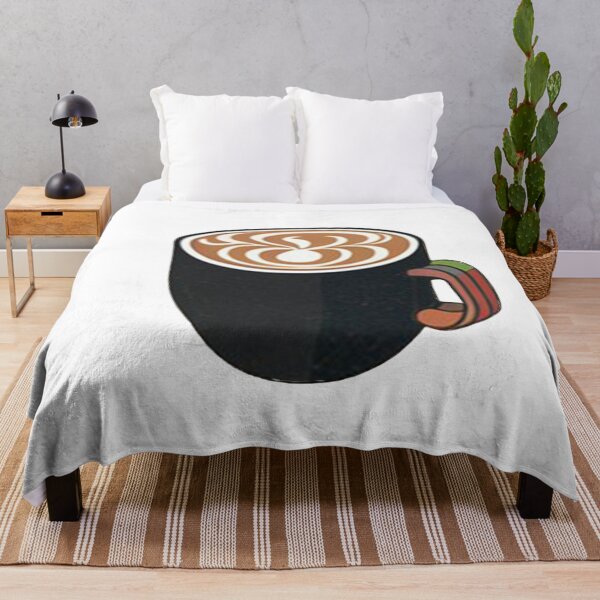 Item preview, Black Cup of LatteCoffee Illustration | Coffee Lovers Cup Illustration designed and sold by Time4Coffee.