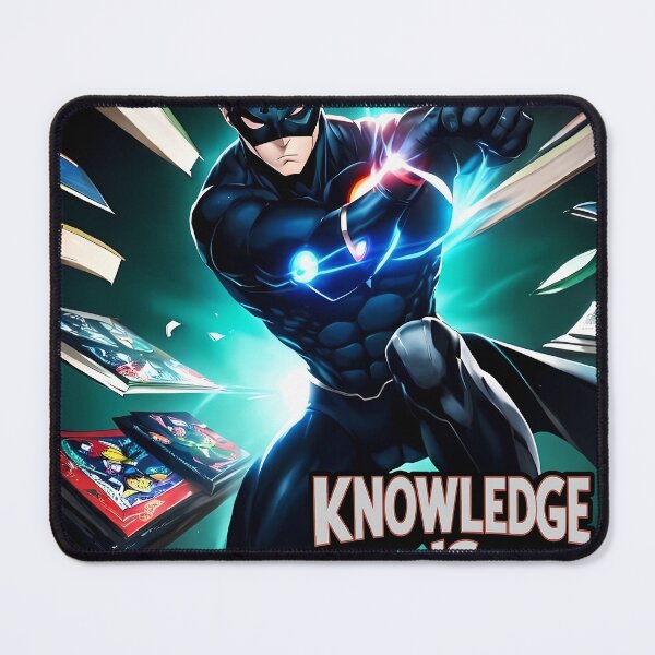Item preview, Knowledge is Power Superhero Perfect Student Design T-Shirt designed and sold by WitMeme.