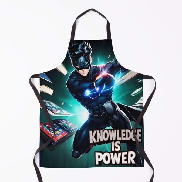Item preview, Knowledge is Power Superhero Perfect Student Design T-Shirt designed and sold by WitMeme.