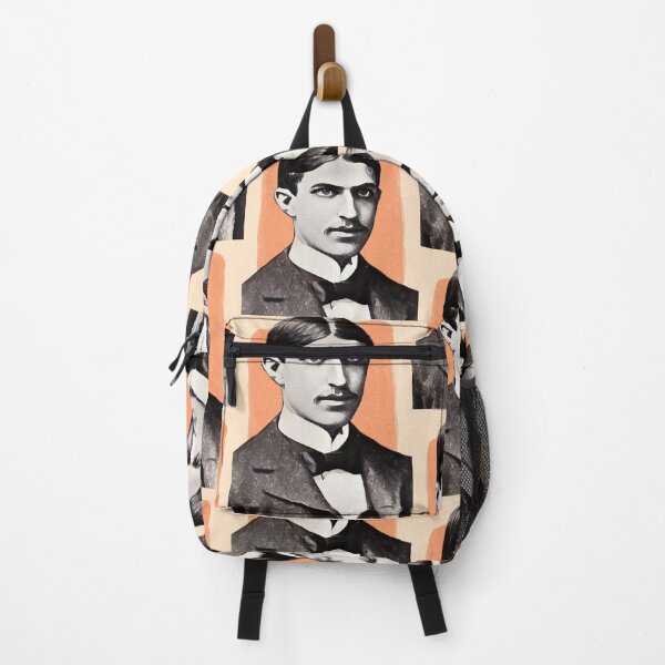 Artikelvorschau, Amerikanischer Dichter Stephen Crane - orange - Illustration entworfen und verkauft von Litstoy.