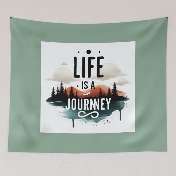 Item preview, LIFE is A JOURNEY designed and sold by Nanthanon.