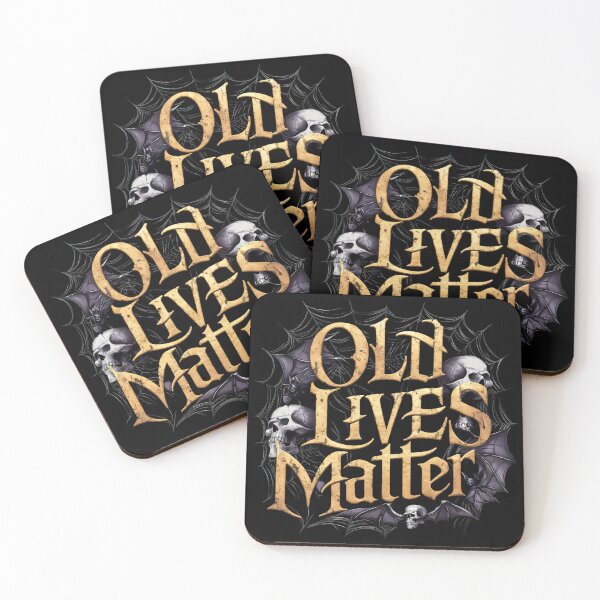 Item preview, OLD LIVES MATTER retro horror classic rock style art design designed and sold by Jt41.