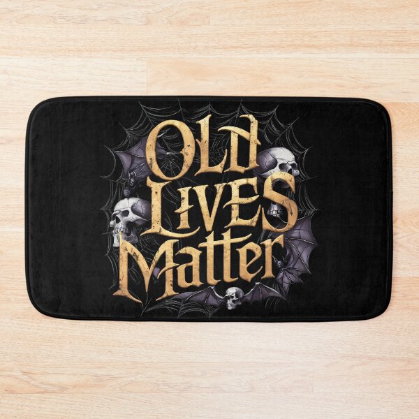 Item preview, OLD LIVES MATTER retro horror classic rock style art design designed and sold by Jt41.