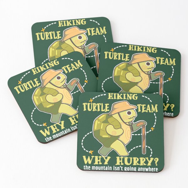 Item preview, Turtle hiking team why hurry? Mountain isn't going anywhere  designed and sold by Kawabijutsu21.