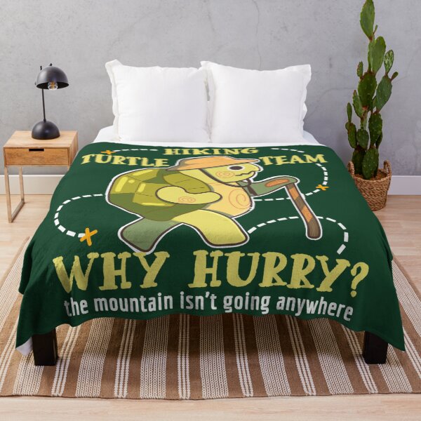 Item preview, Turtle hiking team why hurry? Mountain isn't going anywhere  designed and sold by Kawabijutsu21.