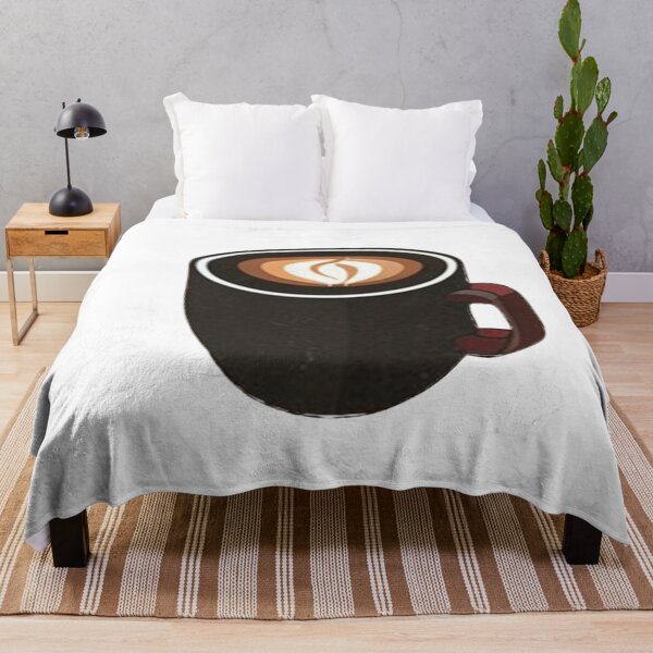 Item preview, Black Cup of LatteCoffee Illustration | Coffee Lovers Cup Illustration designed and sold by Time4Coffee.