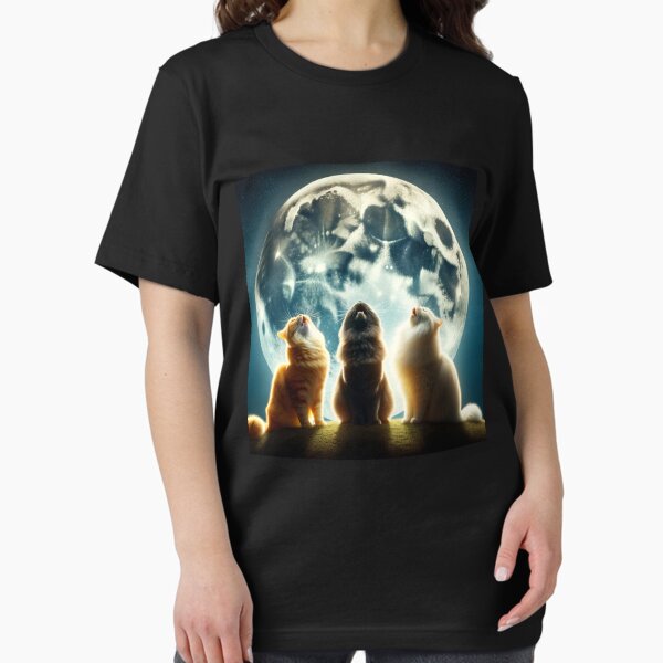 Item preview, Moonlight Cats Night Sky Cat Illustration designed and sold by IKOK.