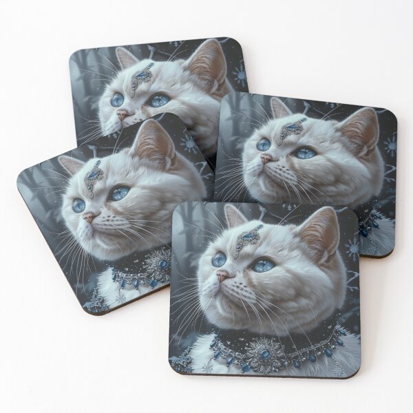 Item preview, Nordic White British Shorthair Cat  designed and sold by Nocturne  Paws.