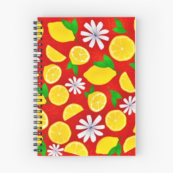 Item preview, Sunny Citrus with white flowers designed and sold by BeUniqueByRomy.