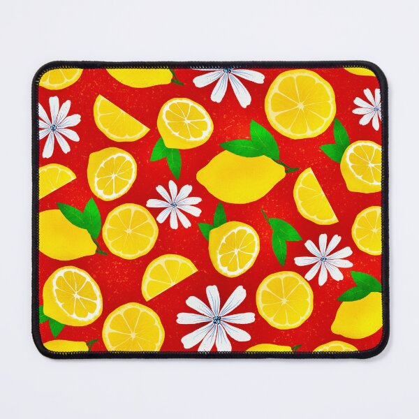 Item preview, Sunny Citrus with white flowers designed and sold by BeUniqueByRomy.